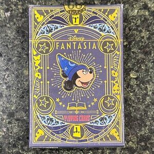 Disney Fantasia Sorcerer Mickey Mouse Playing Cards game sealed new magic